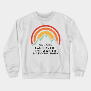 Gates Of The Arctic National Park Retro Crewneck Sweatshirt